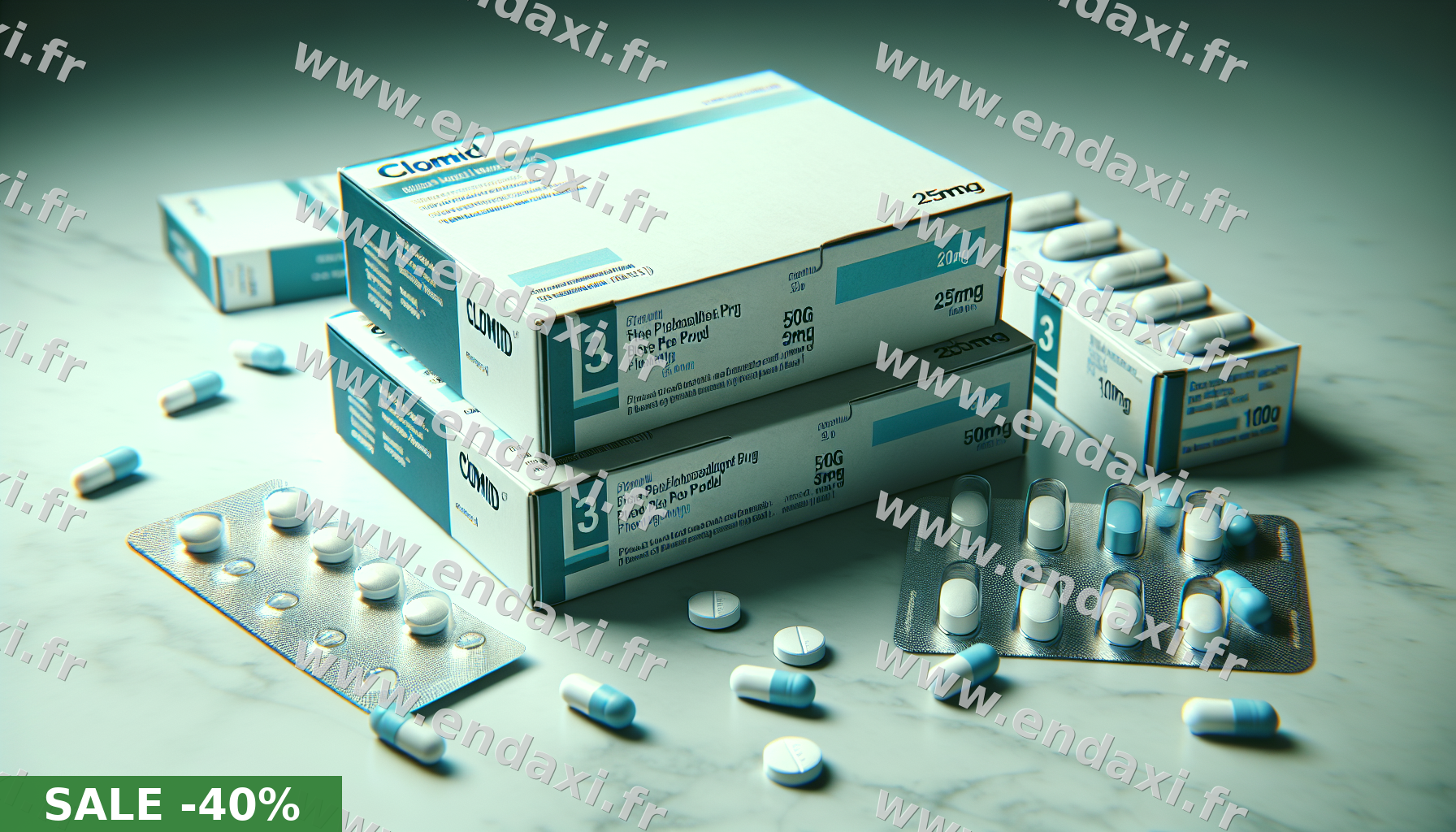 Clomid : 0,24€/comprimé — Obtenez à Paris